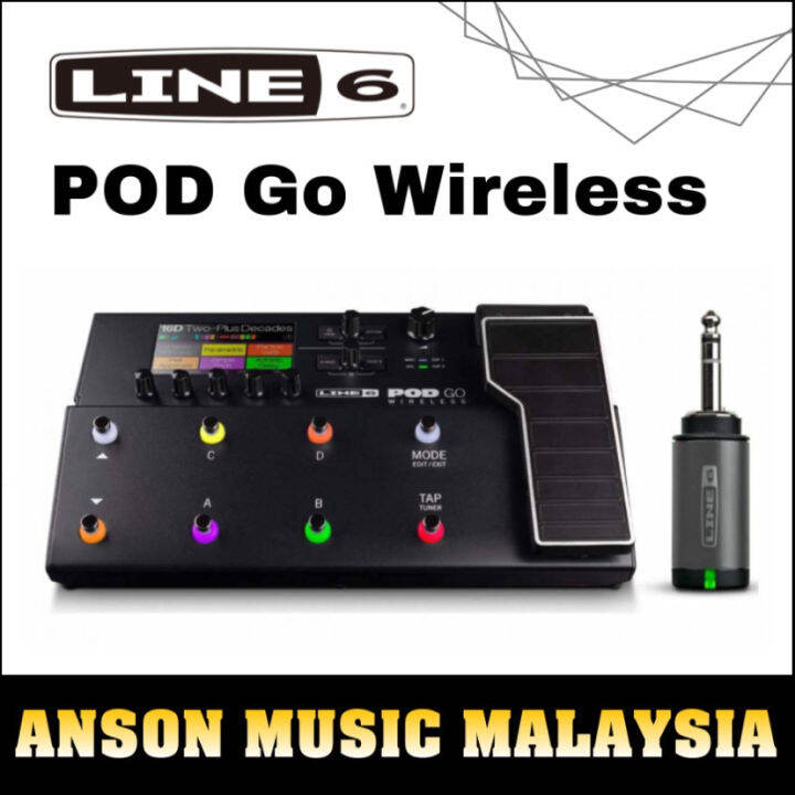 Line 6 POD Go Wireless Guitar MultiEffects Floor Processor Lazada