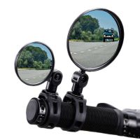 Bike Rearview Mirror 360 Degree Adjustable WideAngle Cycling Mirror Bicycle Handlebar Rear View Mirror Bike Accessories