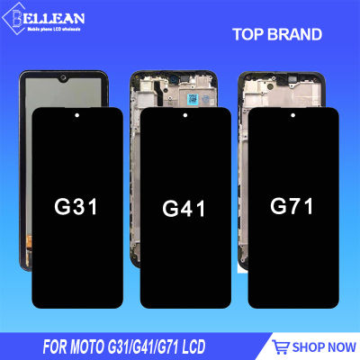6.4นิ้วจอแสดงผล G41สำหรับ Moto G31จอแอลซีดีสัมผัสแผงกระจกหน้าจอ Digitizer สมัชชาสำหรับ Motorola G71จอแอลซีดีที่มีกรอบจัดส่งฟรี