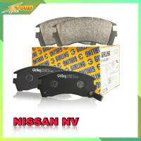 DB1216 ผ้าเบรคหน้า Nissan NV Girling ( เกอริ่ง ) ผ้าดิสเบรคหน้าNV Girling 6110139 ผ้าเบรค Girling