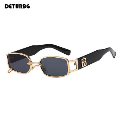 Vintage Square Sunglasses Metal Ring Women 39;s Luxury Designer Funny Sun Glasses Shades for Men Oculos UV400 2020 Brand SG038