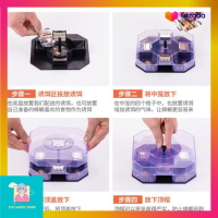 Cockroach trap box กล่องดักแมลงสาบ 4 ทิศทางมี 4 ช่องทิศทาง ในการล่อแมลงสาบเข้าสามารถล้างทำความสะอาด และนำกลับมาใช้งานใหม่ได้