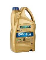 RAVENOL HDX SAE 5W-30 น้ำมันเครื่องสังเคราะห์แท้ Fully Synthetic เกรด Premium เทคโนโลยี CleanSynto ทนความร้อนได้ดี มีสารชะล้างเขม่าสูงช่วยให้ภายในเครื่องยนต์