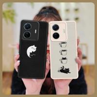 Phone lens protection cute Phone Case For VIVO S15E/T1 5G Global/T1 Pro 5G/IQOO Z6 pro 5G Silica gel Cartoon advanced