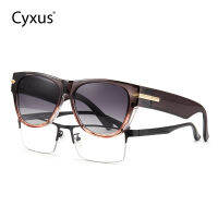 [ใหม่] Cyxus แว่นกันแดดโพลาไรซ์แบบพันรอบ Fit Over Light สำหรับผู้หญิงผู้ชาย UV Protection น้ำหนักเบาสายตาสั้นสายตายาวตามอายุ Shades กลางแจ้งขับรถ Shade 1118