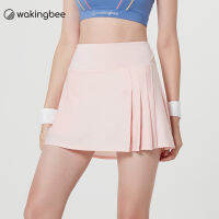 Wakingbee Field Skorts (Pink) กระโปรง พร้อมขาสั้นซับในกันโป๊ ดีเทลจับพลีท ทรงสวย ใส่วิ่ง ตีกอล์ฟ ตีเทนนิส ฟิตเนส