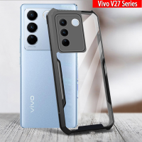 เคสซิลิโคน TPU นิ่มบางเฉียบ V27กันกระแทกสำหรับ Vivo V27E V27 V27Pro V 27e 27Pro Vivo 5G อะคริลิคใสบางเฉียบเคสโทรศัพท์ชั้นกันกระแทกโทรศัพท์เคสด้านหลังเคสโทรศัพท์