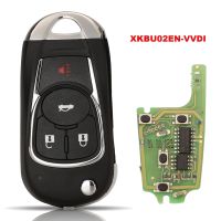 For Xhorse XKBU02EN Universal Wire Remote Key Fob 4 Button for Buick Style for VVDI Key Tool 5Pcs/Lot