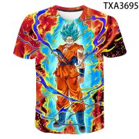 New character T Shirt 3d Super Saiyan Dragonball Z Goku Tshirt short sleeve Vegeta T-shirt Men Top