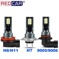 2pcs H7 Led Bulb H11 H8 9005 HB3 9006 HB4 Car Fog Lights 3030 Chips 6000K White Auto Fog Lamp Super Bright Day Running Light Bulbs  LEDs  HIDs