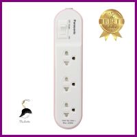 รางปลั๊กไฟ 3 ช่อง 1 สวิตซ์ PANASONIC WCHG24132N 1 ม. สีชมพูPOWER STRIP PANASONIC WCHG24132N 3-OUTLET 1-SWITCH 1M PINK **ทักแชทได้ค่ะ ยินดีบริการ**