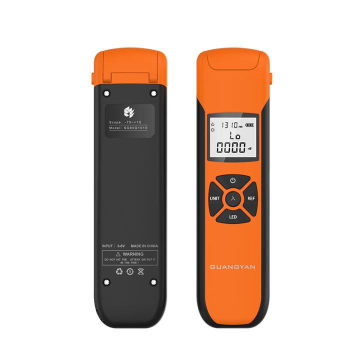 optical-power-meter-g10-high-precision-rechargeable-battery-ftth-fiber-optic-power-meter-with-flash-light-opm-fcscst