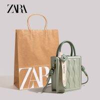 Zara∮ กระเป๋าถือการออกแบบซอกความรู้สึกอาวุโสกระเป๋าถือ2022ทั่วแฟชั่นน้ำใหม่เอียงไหล่ขนมปังเล็กๆน้อยๆ