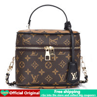 【】2023ใหม่ LV เครื่องสำอางค์ Original กระเป๋าสะพายสำหรับผู้หญิงขายแท้กระเป๋าถือเกาหลีแฟชั่น Ladys พิมพ์ Cross Body Bag กระเป๋าสะพายขนาดเล็กการ์ดกระเป๋าใส่เหรียญจับกระเป๋า Beg