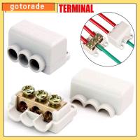 GOTORADE T06 306 เทอร์มินอลบล็อกเทอร์มินัล ตัวแยกสายเชื่อมต่อ คีมล็อคแบบรวดเร็ว ขั้วต่อสายไฟแบบเร็ว ขั้วต่อสายไฟชนิด T บล็อกบล็อกตัวต่อ ขั้วสาขาพลังงานสูง