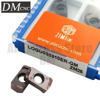 10pcs LOGU030310ER GM LOGU030310 ER LOGU 030310 LOGU030310ER-GM ZM25 คาร์ไบด์มิลลิ่งฟีดเร็วแทรกเครื่องมือกลึง