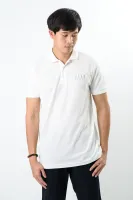 ELLE HOMME เสื้อโปโล สไตล์ casual สีขาว W8K503