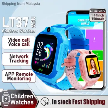 TD-45 2G Kids Smart Phone Watch Children Smartwatch SOS Call Voice Chat  IP67 Waterproof with Nano SIM Card Slot LBS Location Camera Clock Silicone