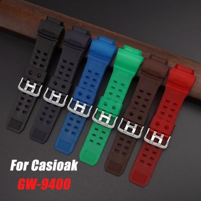 สายรัดข้อมือซิลิโคนนาฬิกา Casio G-Shock GW-9400สำหรับผู้ชายสายรัดข้อมือสำหรับสายรัดยางนาฬิกากันน้ำ GW9400