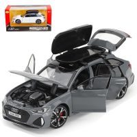 1:32 Audi RS6 High Simulation Diecast Metal Alloy Model car Sound Light Pull Back Collection Kids Toy Gifts Die-Cast Vehicles