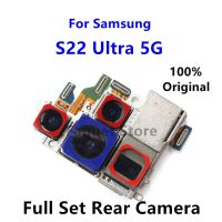 ชิ้นส่วนทดแทนกล้องหลังชุดเดิมสําหรับ Samsung Galaxy S22 Ultra 5G SM-S908B S908U กล้องหันหน้าไปทางด้านหลัง