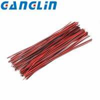 50Pcs/lot Red Black Abreast Line 26AWG 100mm 150MM length LED Line Connecting Tin Plating Wire DIY 2P Electronic Wire Welding