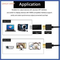 CAYCXT SHOP วิดีโอเสียง ทีวี HD อะแดปเตอร์ที่เข้ากันได้ ตัวเชื่อมต่อ 4K DisplayPort เป็นตัวแปลง HDMI ชาย DP เป็นหญิง