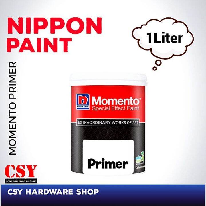 NIPPON PAINT Momento® Primer 1 Liter Lazada
