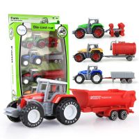 Classic Mini Alloy Engineering Car Toys for Children Tractor Farm Vehicle Model Boy Toys Oyuncak Gift Kids Toys Boys Die-Cast Vehicles
