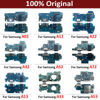 100 Asal untuk Samsung A12 A02 A13 A23 A33 A53 A22 A32 A52 A72 A82 4G 5G USB Mengecas Dok Pelabuhan Kabel Flex Lembaga Penyambung