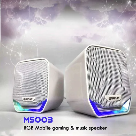 Inplay MS003 LED Mini Speaker USB 3.5mm Multimedia Speaker for Desktop ...