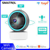 SMATRUL 1080P IP กล้อง WiFi Tuya สมาร์ทการติดตามอัตโนมัติ Lndoor ความปลอดภัยเด็ก PIR Monitor 2-Way สำหรับ Google Home หน้า Alexa