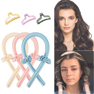 Soft Heatless Curling Rod Headband Hair Roller for Women Hair Curler Without Heat Silk Curling Ribbon Hair Curls Accessories