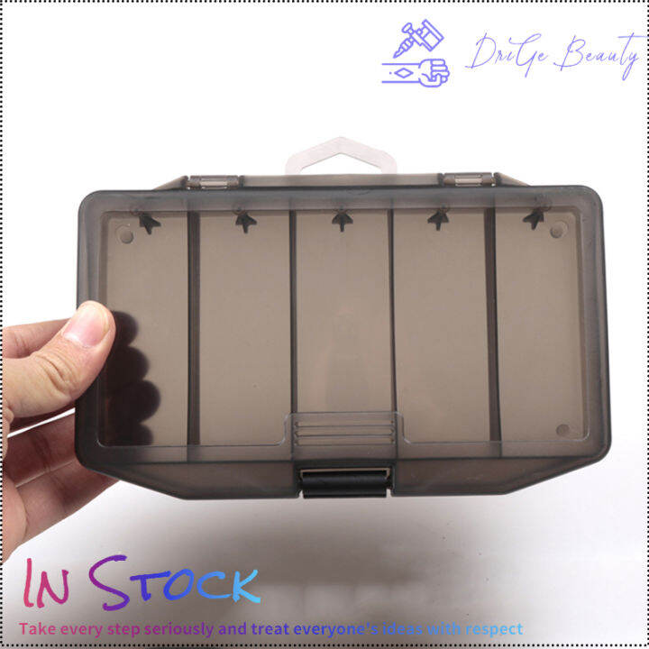 คลังสินค้าพร้อม-กล่องใส่อุปกรณ์ตกปลาขนาดใหญ่5ตารางน้ำหนักเบาหนา-frosted-fish-hook-bait-accessories-storage-case