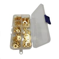 150X M3 M4 M5 M6 M8 M10 Brass Ring Cable Lugs Ring Eyelets Assorted Box Kit