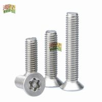 M2M2.5 M3 M4 M5 M6 304 Baja Tahan Karat Enam Lobus Torx Kepala Countersunk Datar dengan Pin Tamper Bukti Anti Maling Baut Sekrup Keamanan