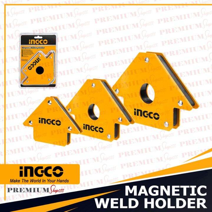 INGCO Steel Angle Square Metal Welding Holder 3 4 5