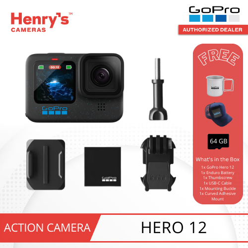 GOPRO HERO 12 BLACK ACTION CAMERA HENRY'S CAMERAS Lazada PH