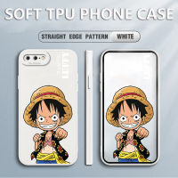 เคส iPhone 11 Case Luffy สแควร์ซอฟต์ซิลิคอนฟูลเฮาส์ป้องกันการกระแทก ฝาหลังยางกันกระแทก