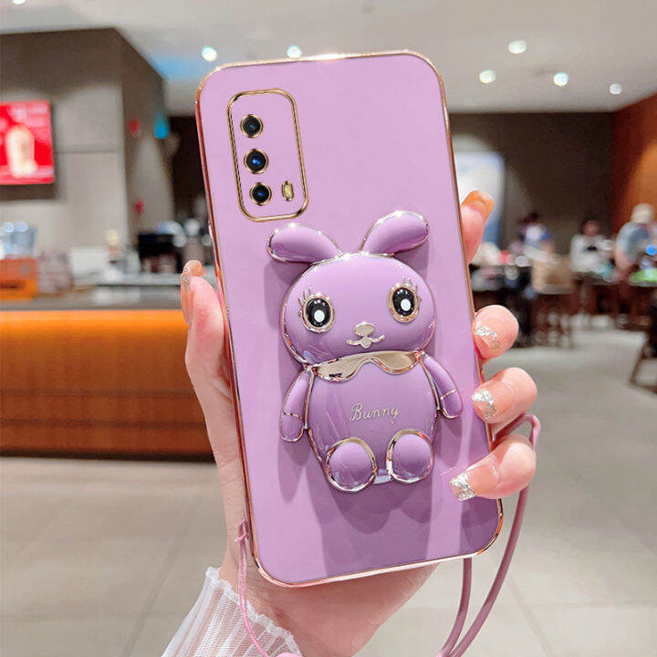 เคสนิ่มสำหรับโทรศัพท์-vivo-iqoo-เคส-z1x-เคส-vivo-iqooz1x-การ์ตูนกระต่ายเคสโทรศัพท์โทรศัพท์ซิลิโคนกันกระแทก