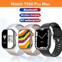 「Dark blue watch」นาฬิกาอัจฉริยะสมาร์ทวอท์ช T900 Pro Max,ใหม่1.92นิ้วอัตราการเต้นหัวใจโทรผ่านบลูทูธนิ้วนาฬิกา8 PK X8สูงสุด