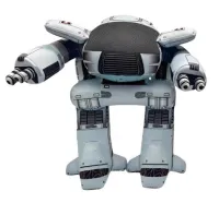 รุ่นใหม่ข้ามพรมแดน RoboCop ED-209 Plush ของเล่นตุ๊กตาหุ่นยนต์ ตุ๊กตาหนัง