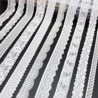 ；‘。、’ (5 Meters/Roll) White Elastic Lace Fabric Underwear Stretch Laces Trim Manual DIY Crafts Sewing High Quality Rion