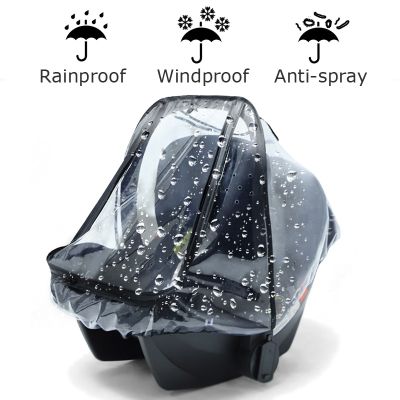 ที่นั่งนิรภัยสำหรับทารกรถเข็นเด็กอีวาโปร่งใสที่บังฝนกันน้ำได้ที่บังฝนรถเข็นเด็กที่บังฝนฝาครอบกันฝุ่น