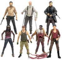 AMC ทีวีซีรีส์ The Walking Dead อับราฮัมฟอร์ด Bungee Walker Rick Grimes The ผู้ว่าการ PVC ตุ๊กตาขยับแขนขาได้ของเล่นสะสม