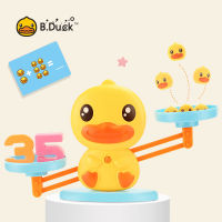 B.DuckB.Duckตราชั่งเป็ดของเล่นเพื่อการศึกษาของเล่นตรัสรู้ที่สนุกและน่ารักสำหรับเด็กผู้ชายและเด็กผู้หญิงการสอนดิจิทัลของขวัญแบบโต้ตอบสำ