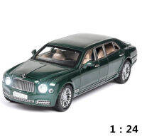 1:24 เบนท์ลีย์Mulsanne D Iecastยานพาหนะรถยนต์รุ่นแสงเสียงดึงกลับรถคอลเลกชันรถของเล่น