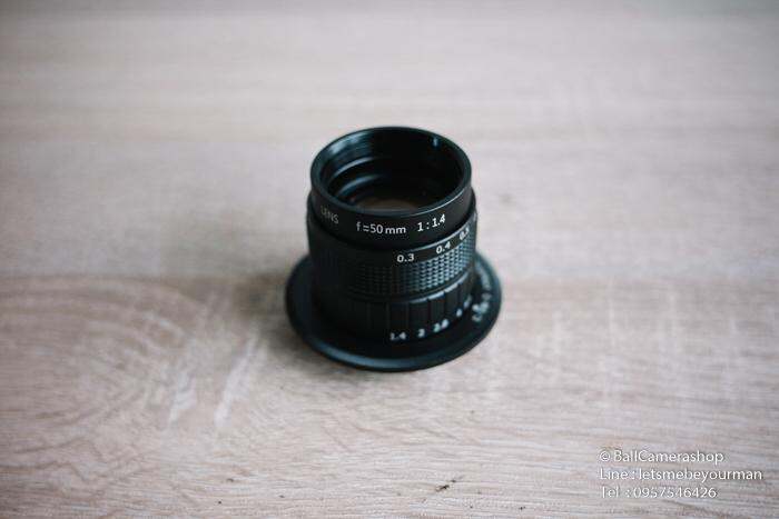 ขายเลนส์มือหมุน-ซีซีทีวี-ฟูเจี้ยน-50mm-f1-4-สำหรับใส่กล้อง-olympus-เเละ-panasonic-mirrorless-ได้ทุกตัว