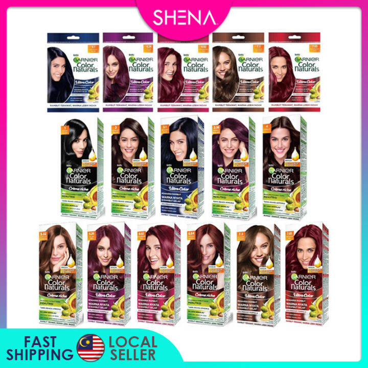 Garnier Color Naturals Ultra Color Hair Colour Dye / Pewarna Rambut