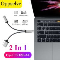 Type-C Male To USB A Female Adapter Splitter OTG Data Transfer Cable For Keyboard Mouse U-disk Headphone Amp Multiple Converter